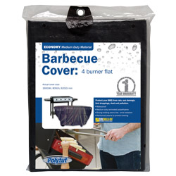 BBQ COVER FLAT 3-4 BURNER ECONOMY