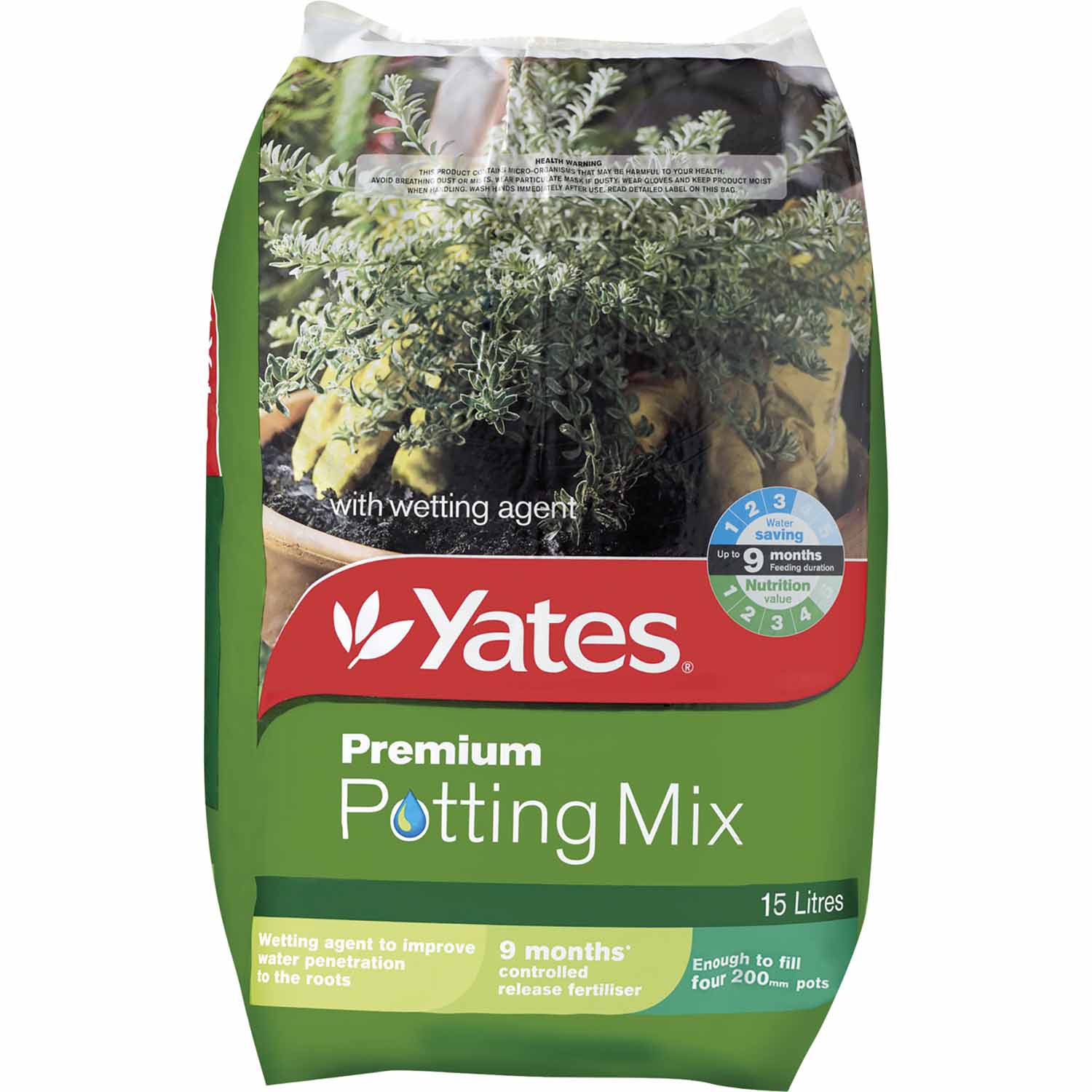 POTTING MIX PREMIUM 15L YATES Hammer Hardware
