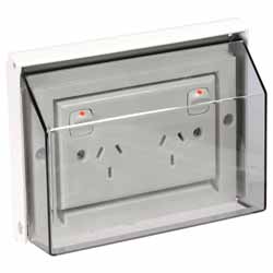 POWER POINT IN ENCLO IP23 WEATHERPROOF