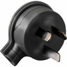 PLUG TOP 3 PIN      SIDE ENTRY BLACK