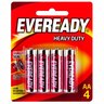 BATTERY AA H/D      EVEREADY 4PK