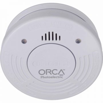SMOKE ALARM ORCA  10YR PHOTELECTRIC HUSH