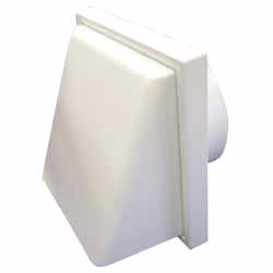 GRILL WEATHER PROOF WHITE 150MM