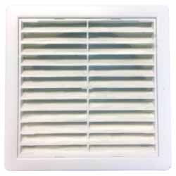 GRILL 100MM FIXED   WHITE