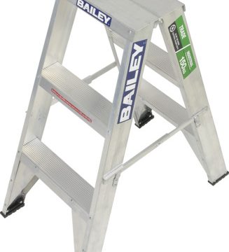 LADDER DOUBLE SIDED 150KG 3STEP BAILEY