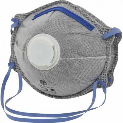 MASK PAPER FILTER P2 W/VALVE 2PC