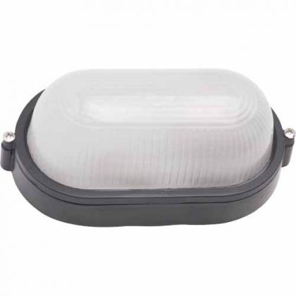 LIGHT BULKHEAD SMALL OVAL BLACK