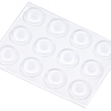 BUMPER PAD ROUND 13MM 55659 12PC