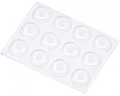 BUMPER PAD ROUND 13MM 55659 12PC