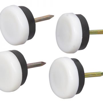 GLIDES FLAT NAIL-ON 22MM 4PC