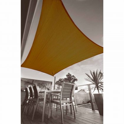 SHADE SAIL VALUE 3M SQ STONE