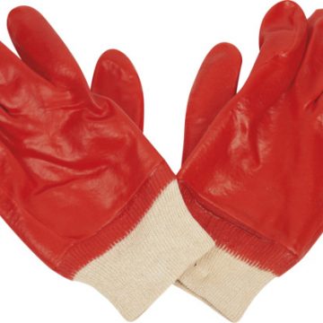 GLOVES GREASE MONKEY PVC COATED LRG