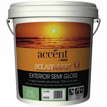ACCENT SOLARMAX SEMI GLOSS WHITE 10L