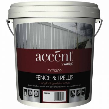 ACCENT FENCE & TRELLIS MIDNIGHT BLK 10L