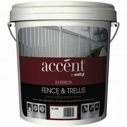 ACCENT FENCE & TRELLIS MIDNIGHT BLK 10L