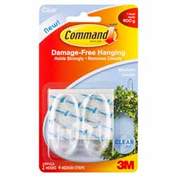 HOOK CLEAR MEDIUM   17091CLR 2PK