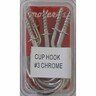 CUP HOOK #3 CHROME  5PK