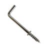 HOOK SQUARE 25MM #2 ZINC PLATED