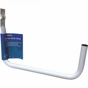 STORAGE HOOK 320MM  STRAIGHT WHITE