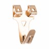PICTURE HOOK DOUBLE PIN BRASS 3PK