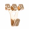 PICTURE HOOK TRIPLE PIN BRASS 2PK