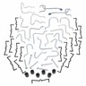 HOOK PEGBOARD       ASSORTMENT 32PCE