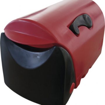 LETTERBOX RURAL RED & BLACK WILSONS