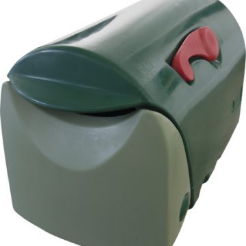 LETTERBOX RURAL DARK GREEN & MIST WILSON