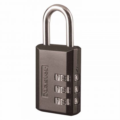 PADLOCK LUGGAGE     BLK MASTER 30MM