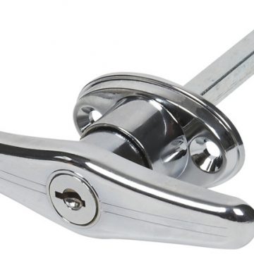 GARAGE HANDLE T FRNT FIX 8MM SPINDLE