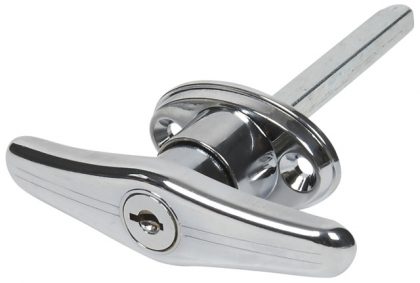 GARAGE HANDLE T FRNT FIX 8MM SPINDLE