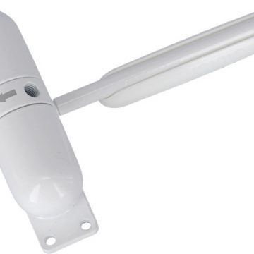 DOOR CLOSER WHITE   ZINCALLOY 68KG DOOR