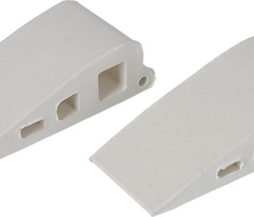 DOOR WEDGE RUBBER   ZENITH WHITE CD2