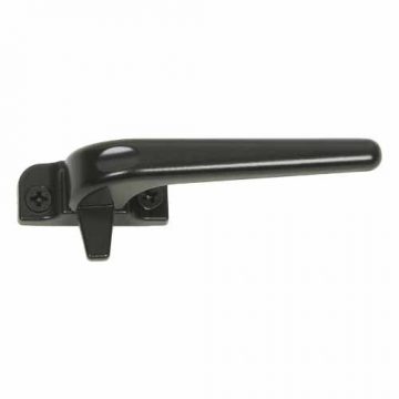 WINDOW HANDLE ALUM  RH FACE FIX BLACK