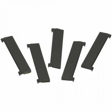 WINDOW WEDGE 4MM    ADHESIVE BLACK 5PK