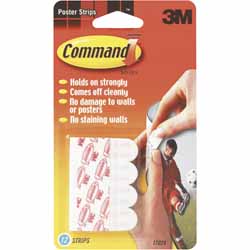 ADHESIVE COMMAND STRIP FOR POSTER 17024