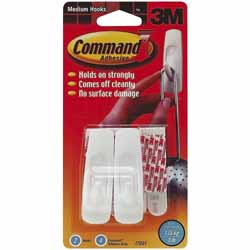 HOOK ADHESIVE MEDIUM 17001 2PK