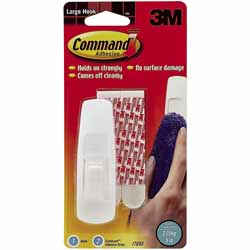 HOOK ADHESIVE LARGE  COMMAND 17003