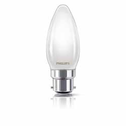 HALOGEN ECO CANDLE  28W B22 FROSTED 2PK