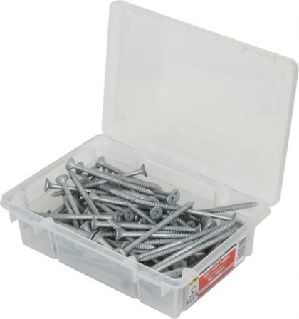 SCREW BATTEN TIMBER GALV 14GX100MM 100PK
