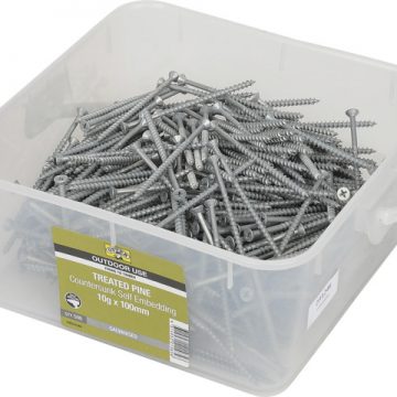SCREW TREAT PINE PH GALV 10GX100MM 500PK