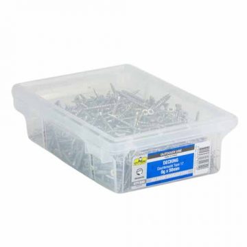 SCREW DECK CSK SQ SS302 8GX50MM 500PK