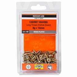 SCREW LONGTHREAD PH BP 8GX16MM 100PK
