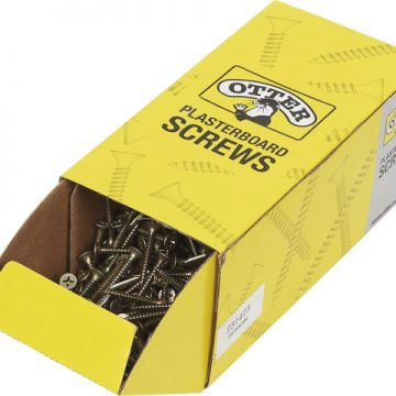 SCREW PLASTER GOLD FINE 6GX30MM 1000PK