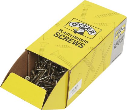 SCREW PLASTER GOLD FINE 6GX30MM 1000PK