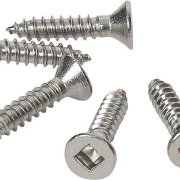 SCREW SELF TAP CSK SQ 8X20 SS302 50PK