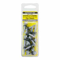 SCREW TIMBER HEX GALV NEO 12GX25MM 15PK