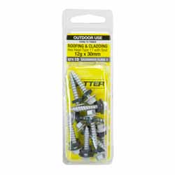 SCREW TIMBER HEX GALV NEO 12GX30MM 10PK
