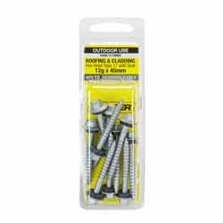 SCREW TIMBER HEX GALV NEO 12GX45MM 10PK