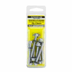 SCREW TIMBER HEX GALV NEO 12GX50MM 8PK